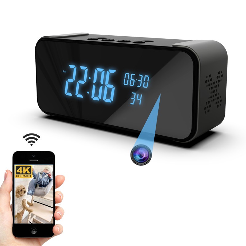 copy of Bluetooth speaker clock spy camera WIFI Full HD Motion detection