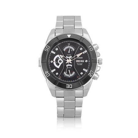 Metal Watch with Full HD Camera, Night Vision, and Built-in Microphone