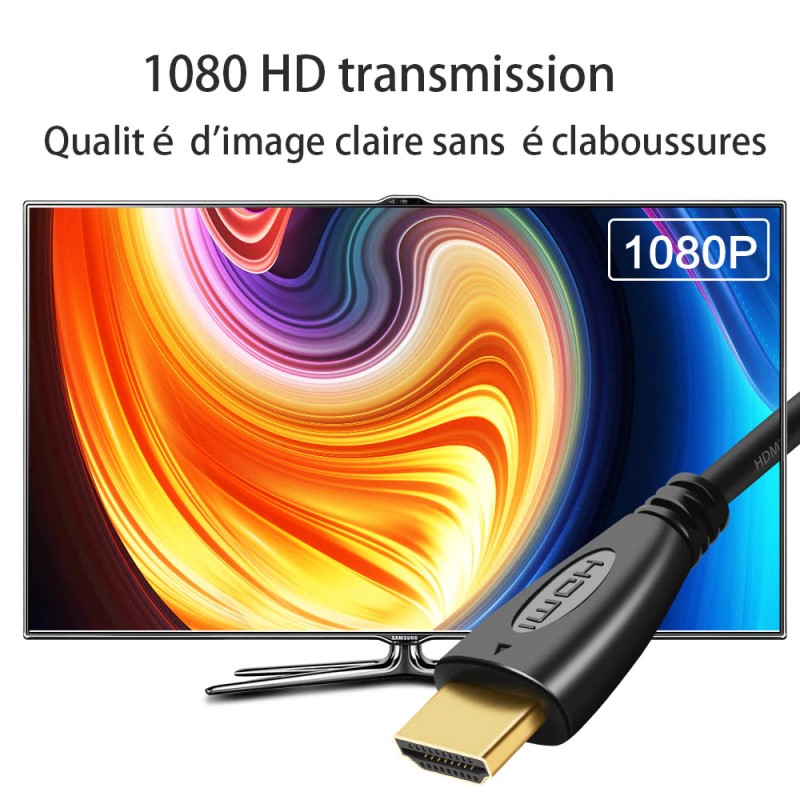 Câble HDMI CL3 2.0 haut débit [631] - Cdiscount TV Son Photo